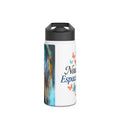 Bouteille d'eau en acier inoxydable — Bouteille en acier inoxydable "Espace Sacrée " à motif papillon