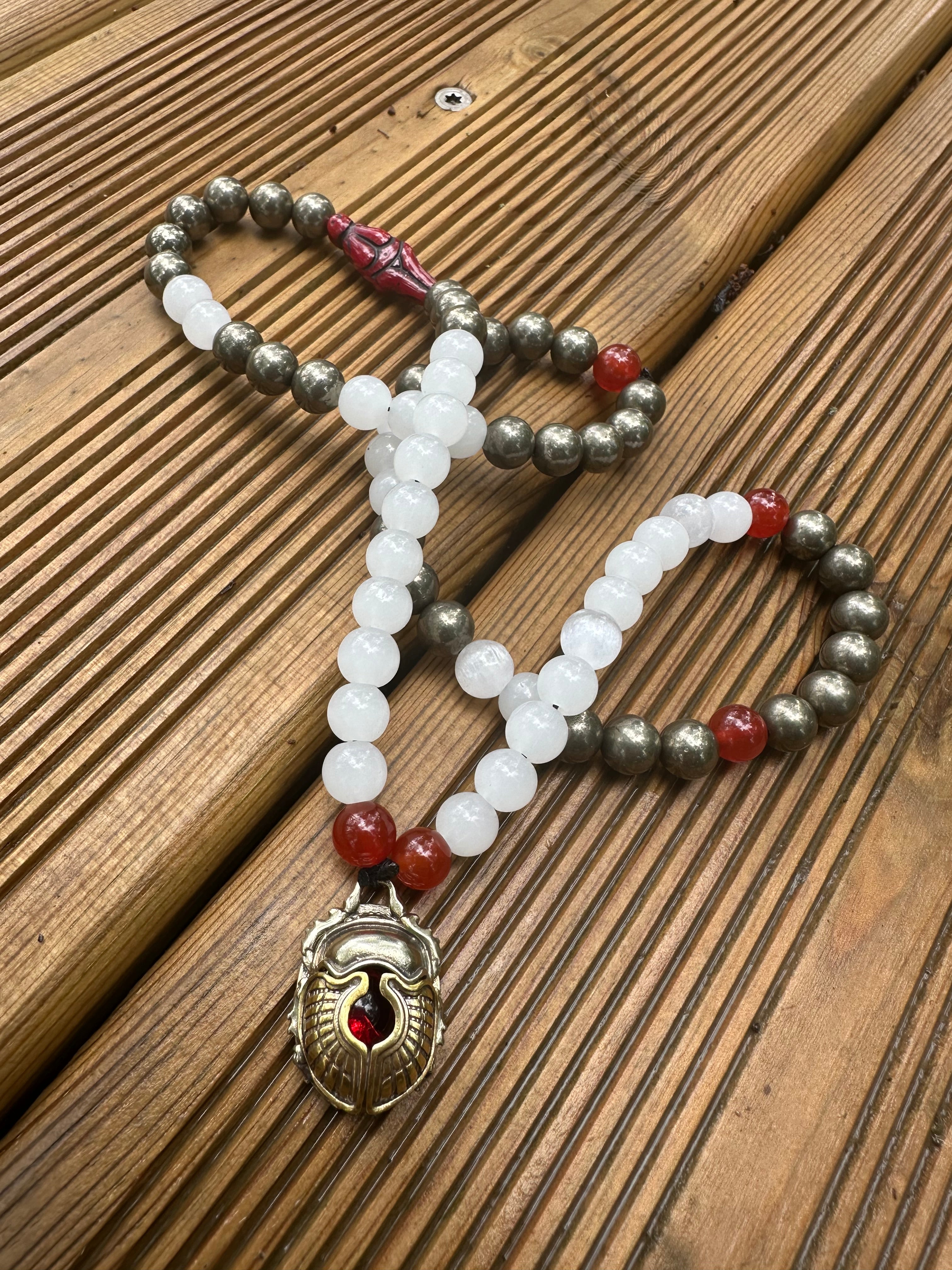 Collier Initiatique Collection 𓆣 Les Prêtresses du Nil — Héritage d’Isis 𓆣