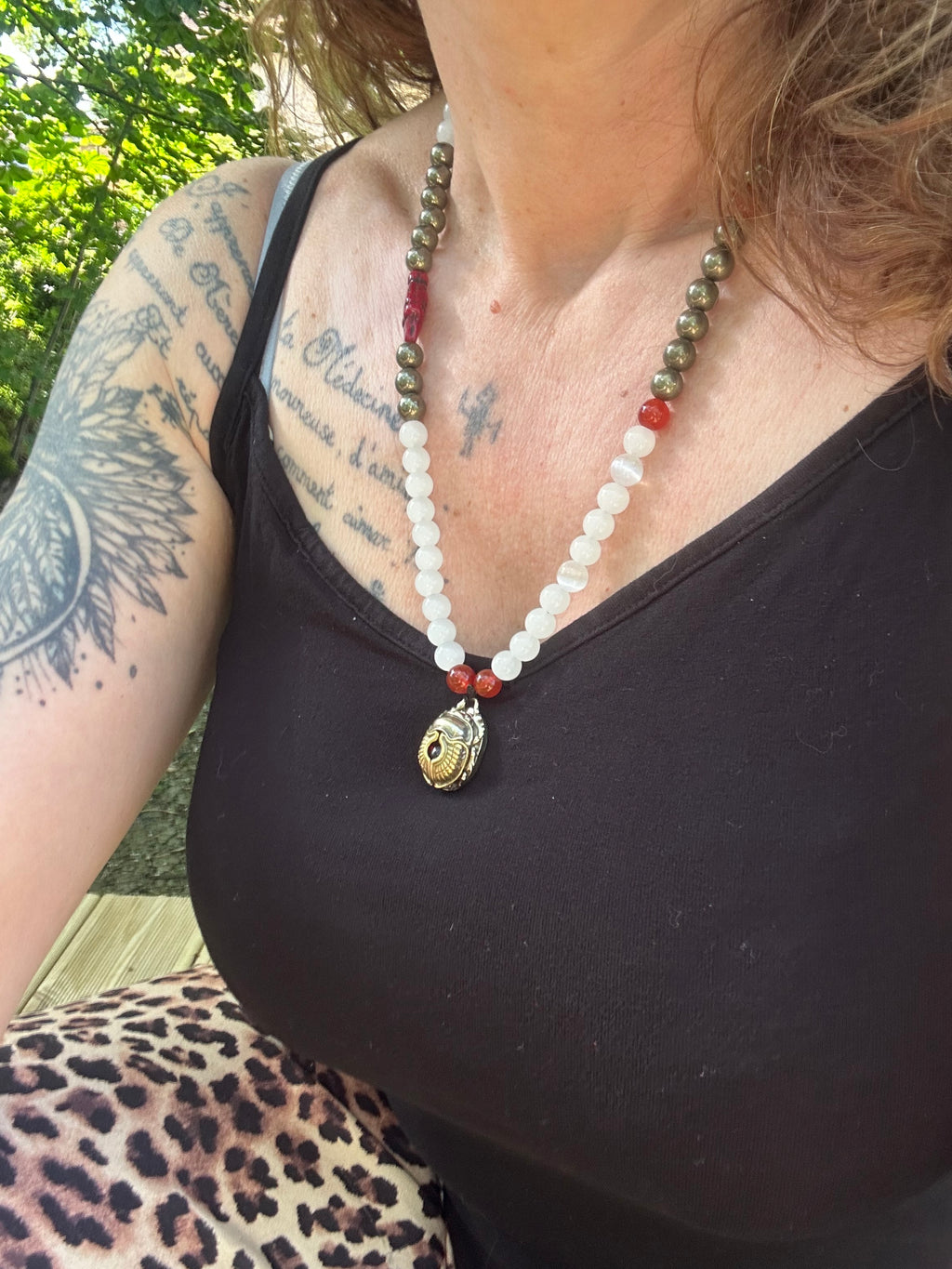 Collier Initiatique Collection 𓆣 Les Prêtresses du Nil — Héritage d’Isis 𓆣