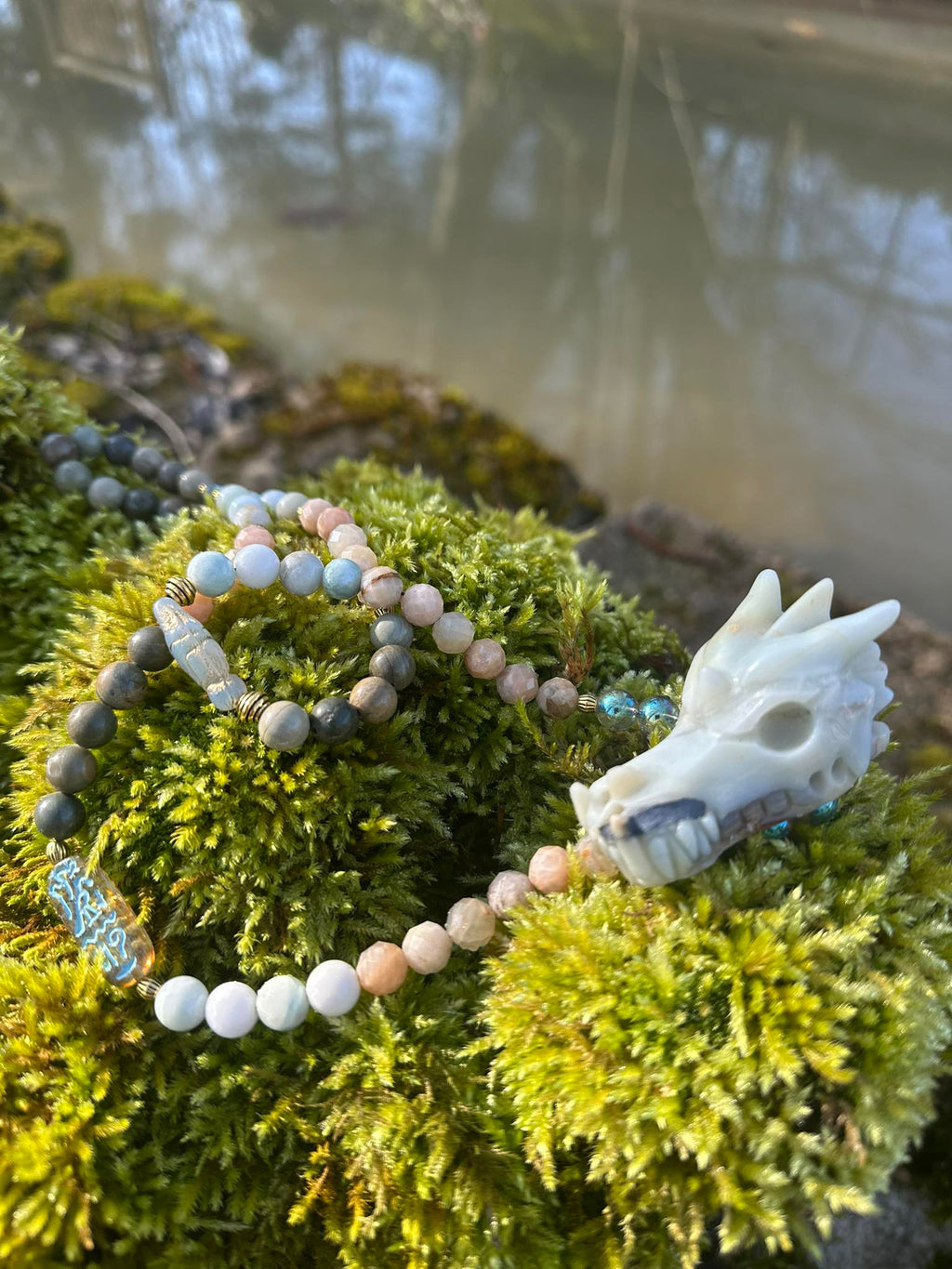 Collier Talisman Âme de Dragonne