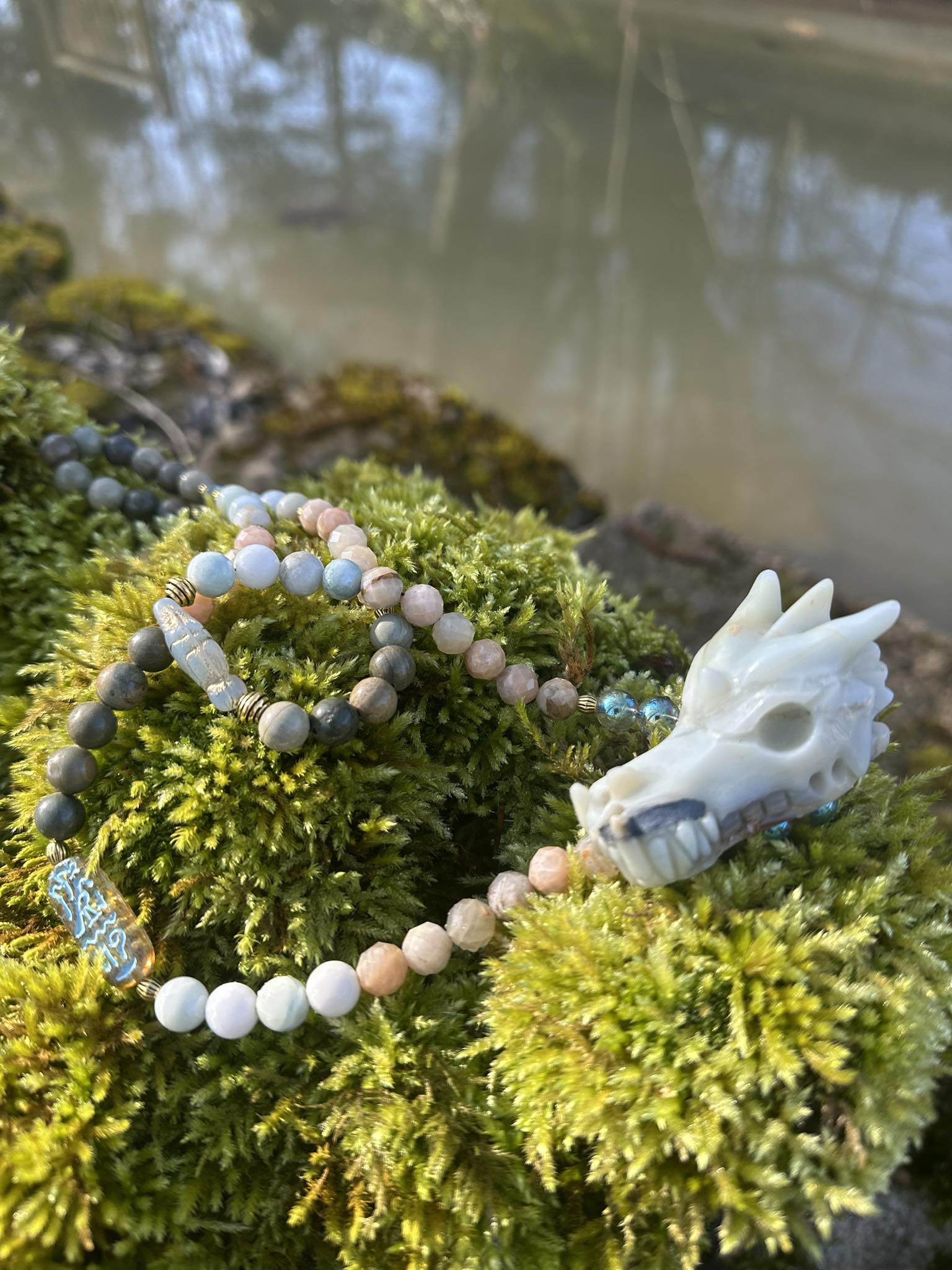 Collier Talisman Âme de Dragonne