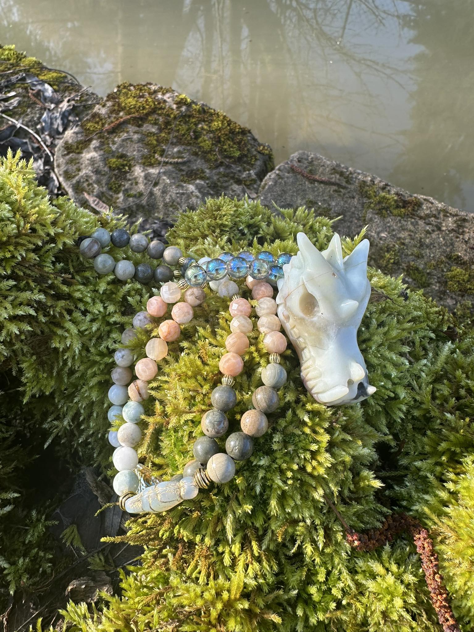 Collier Talisman Âme de Dragonne