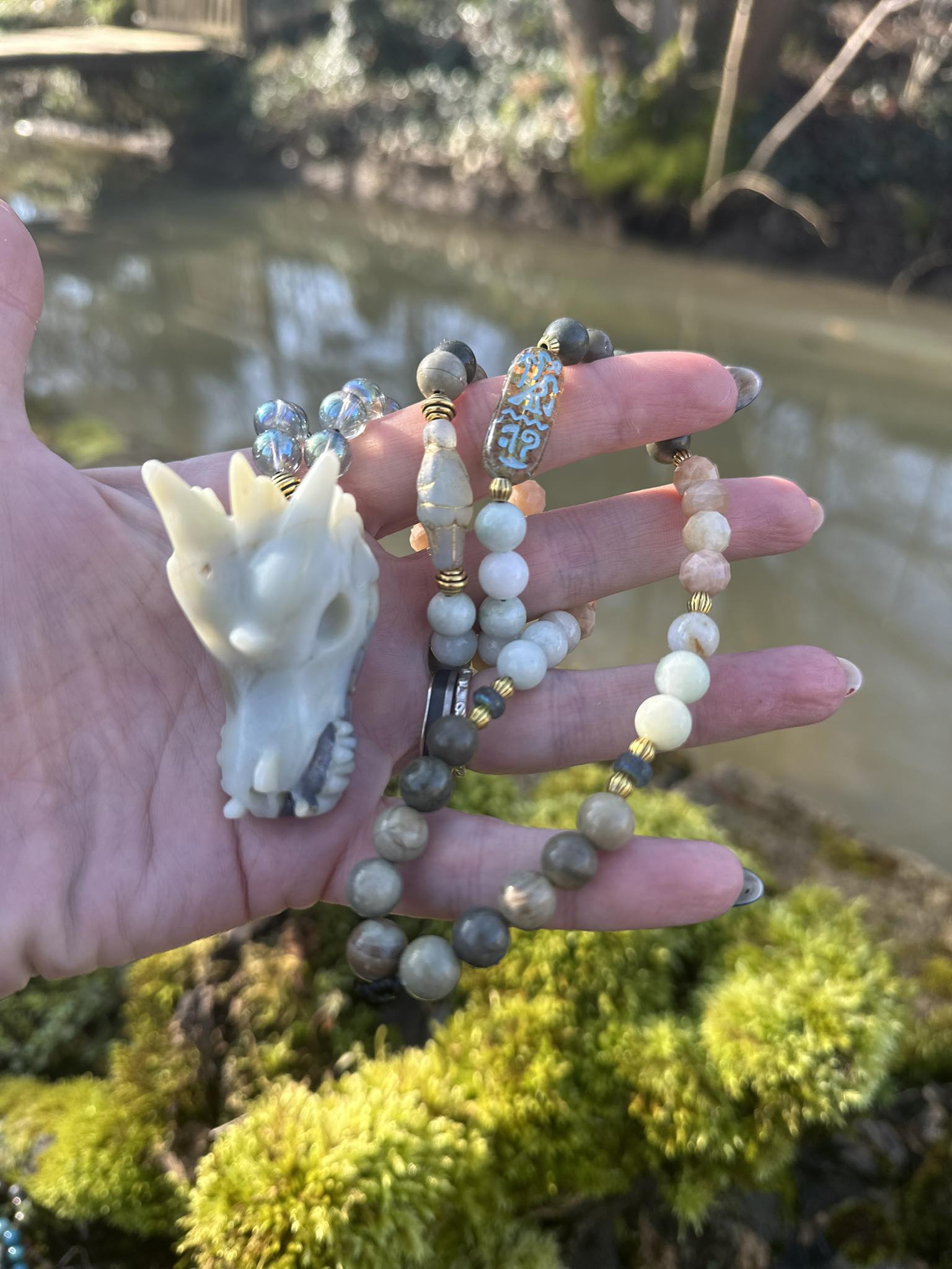 Collier Talisman Âme de Dragonne